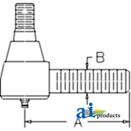 A & I PRODUCTS STEERING END 4" x3" x2" A-VPJ3168